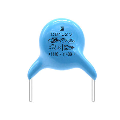 UL Certified Y1 Safety Capacitor 152M/400V Номинальное напряжение Цилиндрическая/Прямоугольная форма - VDE/CQC/CE Утверждена