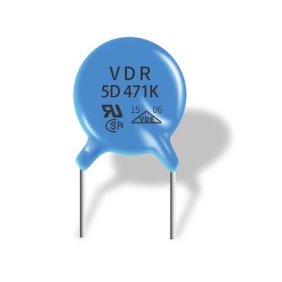 течение быстрой реакции варистора металлической окиси 5D 471k высокое пиковое выдержать возможность