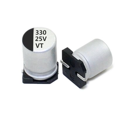 размер электролитического конденсатора 25V 330UF алюминиевый небольшой и большая емкость