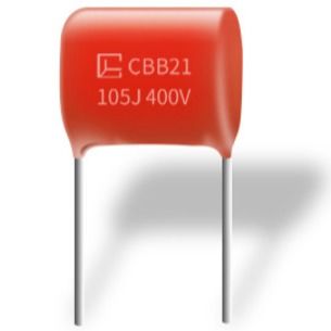 Хорошее сопротивление влаги металлизировало конденсаторы CBB21 105J 400V P15MM полипропилена